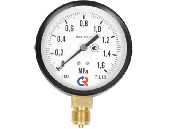 Pressure gauge 50 mm, TYPE -TM-210R, M12x1.5 (bottom), 0-1.0MPa (attorney)