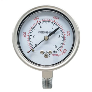 Corrosion-resistant pressure gauge