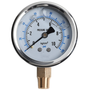 Seismic-resistant pressure gauge