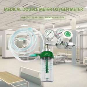 Oxygen Regulator CGA540 With Flowmeter Gauge High Pressure For For Oxygen Cylinder