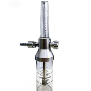 Medical Oxygen Flowmeter with Humidifier Bottle – Adjustable Flow Rate